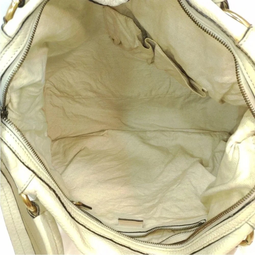 Gucci Cream Leather Shoulder Bag - Picture 5 of 11